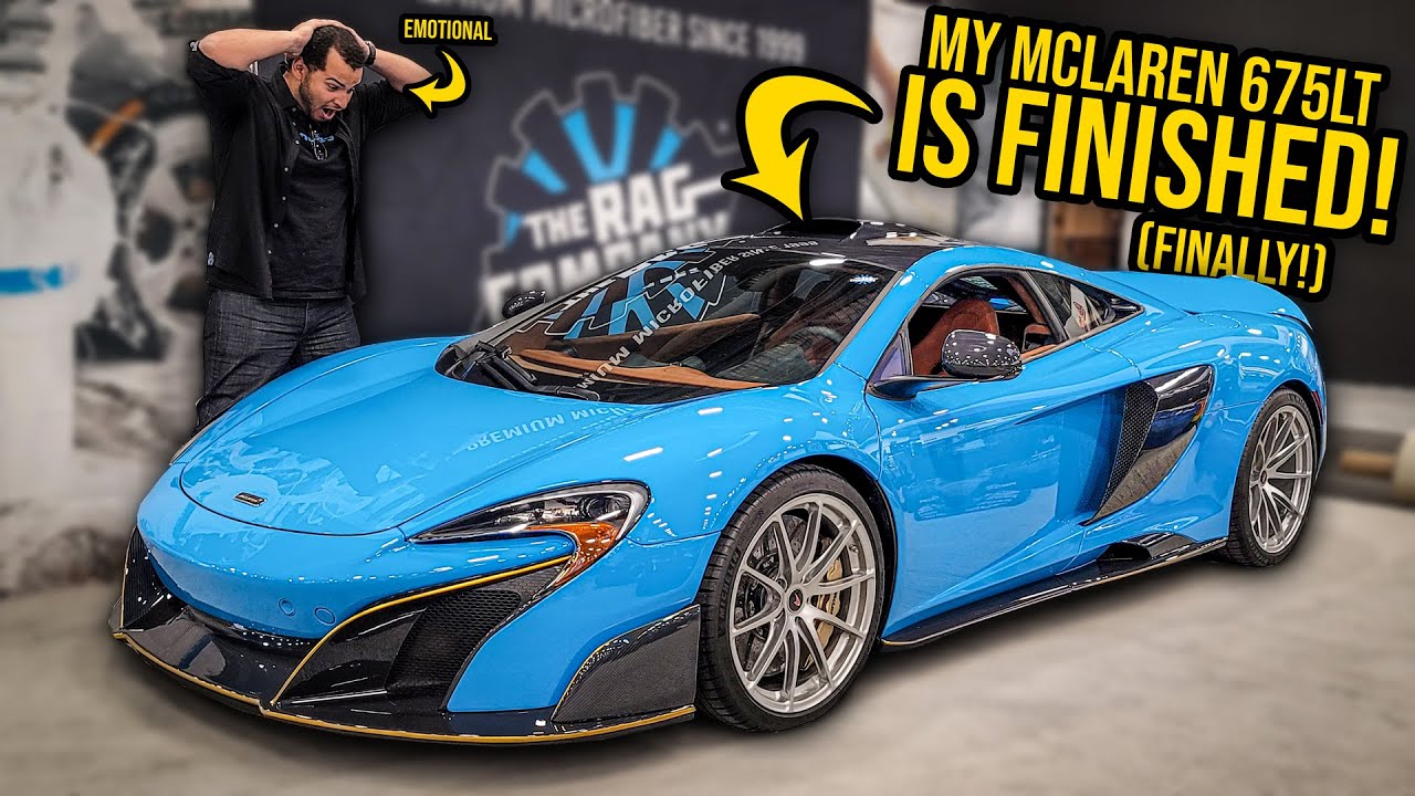 Мой разбитый McLaren 675LT наконец-то готов после 2 долгих лет (это самая красивая машина, котору...