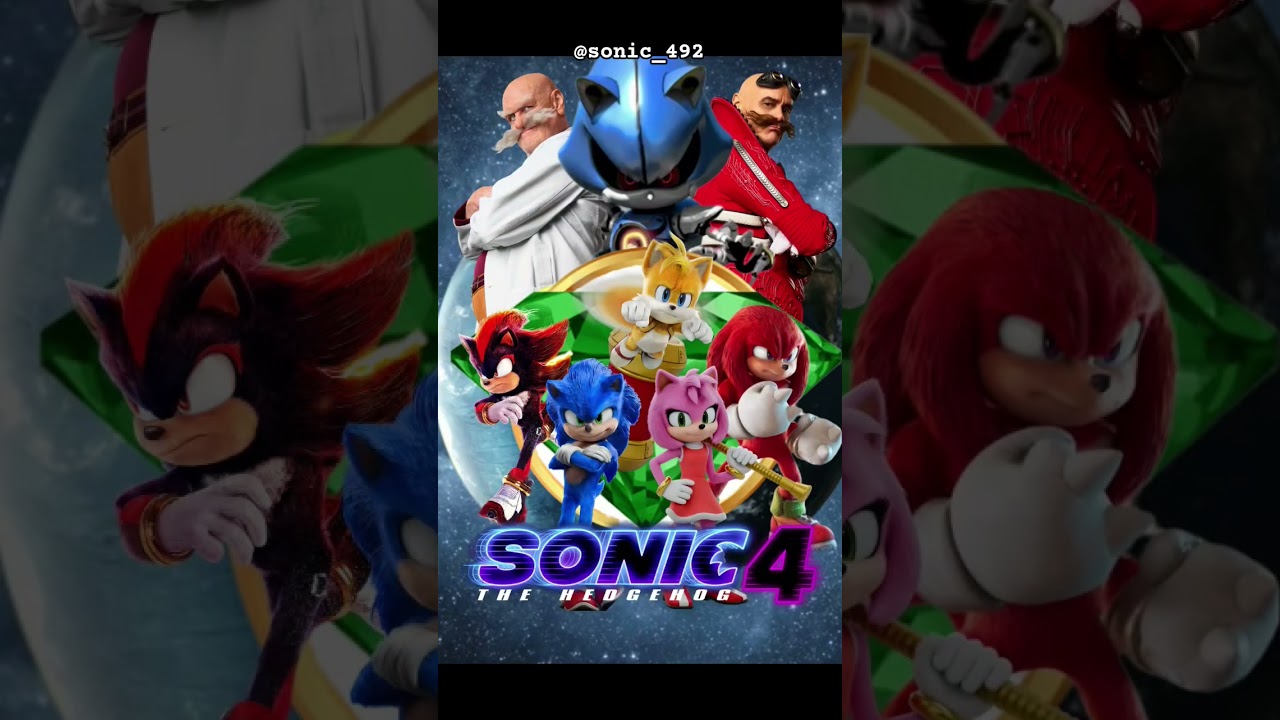 Sonic 1 - 9 fan poster
