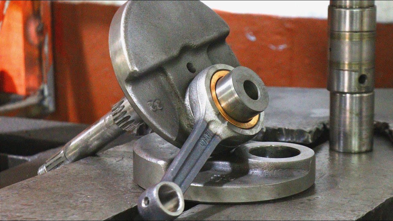 простой способ установки и регулировки коленчатого вала, 4-тактный