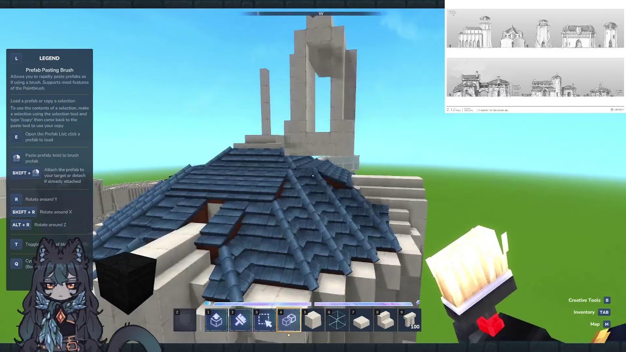 Hytale Building More Prefabs [Demacian Architecture!]