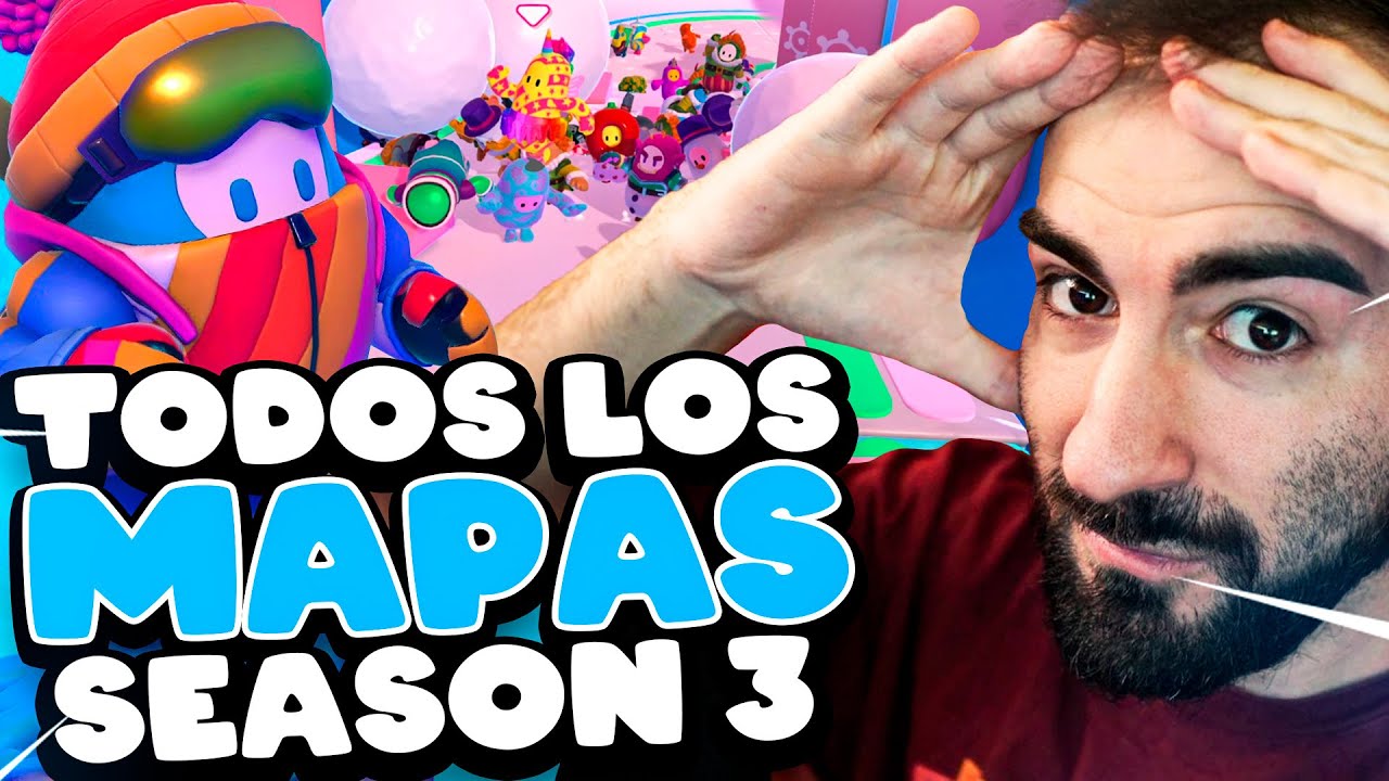 JUGANDO por 1ª vez TODOS LOS MAPAS NUEVOS de la SEASON 3 de FALL GUYS