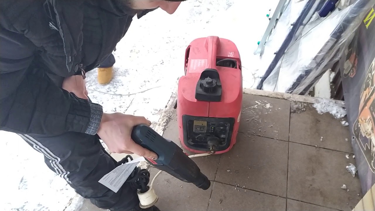 Принесли в ремонт Бензиновый генератор инверторного типа KIPOR KGE 2000 TC, а он рабочий