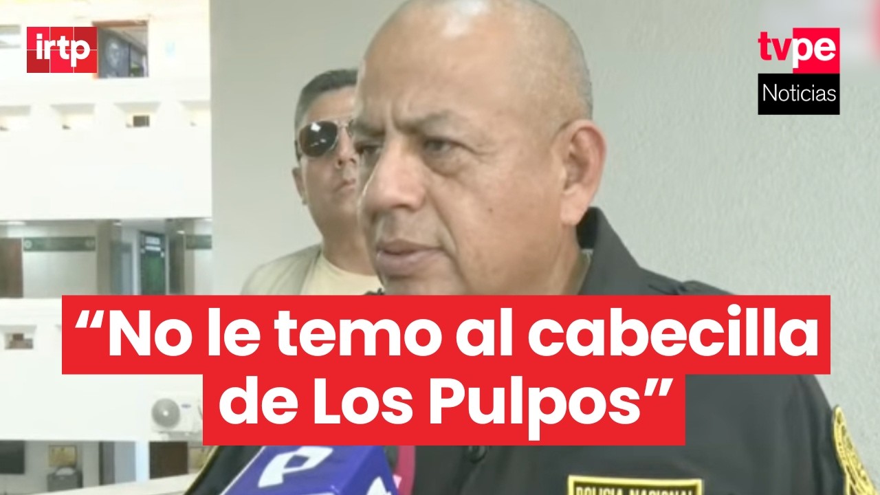 General Víctor Revoredo denuncia amenazas de muerte de parte del cabecilla de Los Pulpos