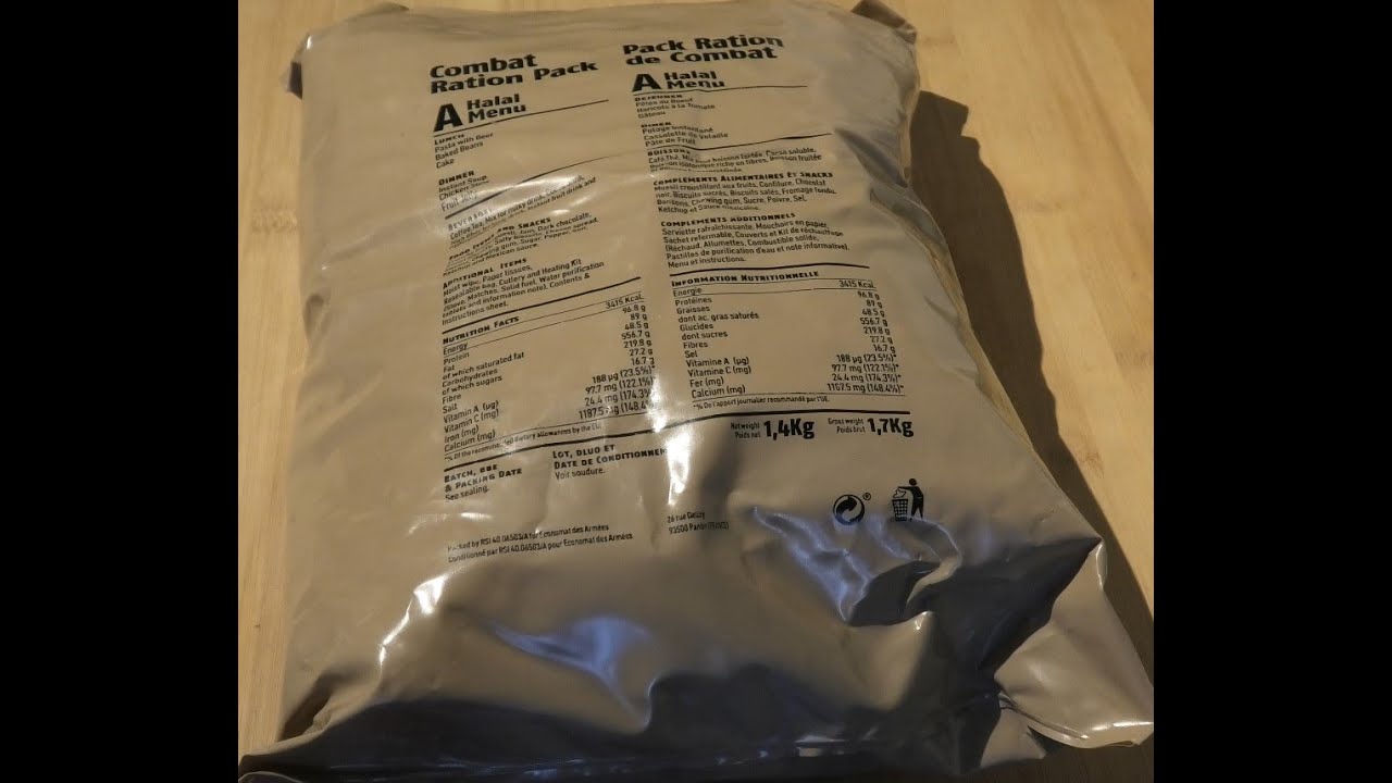 UN 24h MRE Typ A Halal