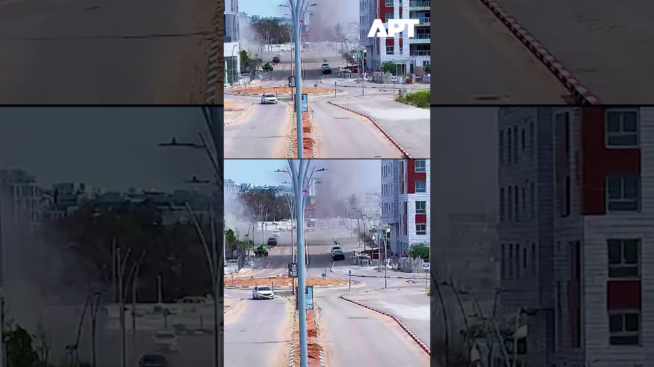 Watch: CCTV Captures Exact Moment Iranian Missile Slams Into Central Israeli City Or Yehuda