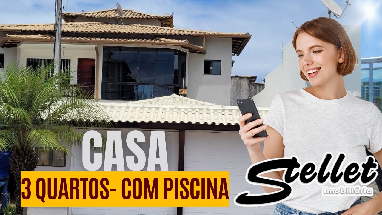 MARAVILHOSA CASA COM 3 QUARTOS EM RECREIO   RIO DAS OSTRAS   PERTINHO DA RODOVIA   R$500MIL
