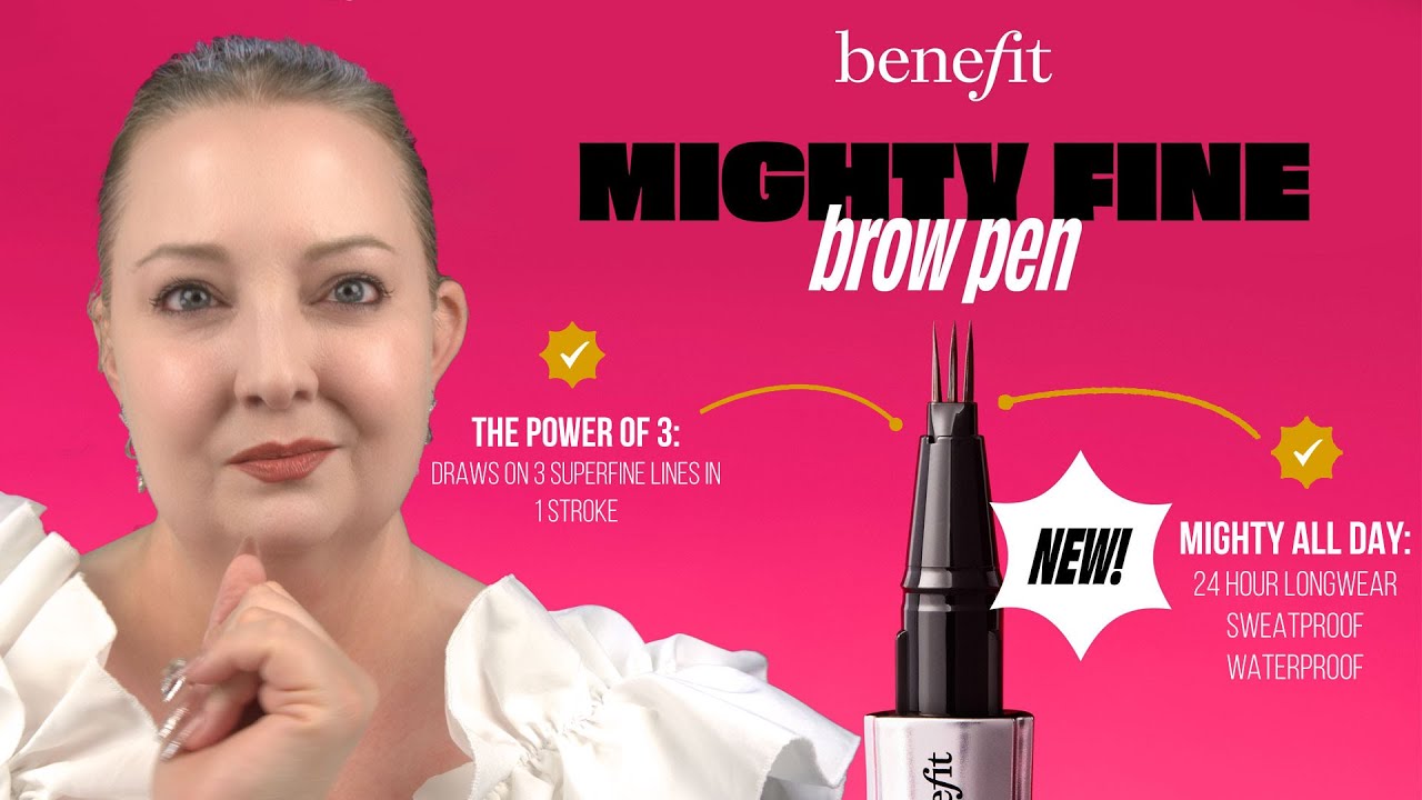 Как использовать НОВУЮ кисть для бровей Benefit Mighty Fine Brow Pen для ИДЕАЛЬНЫХ бровей