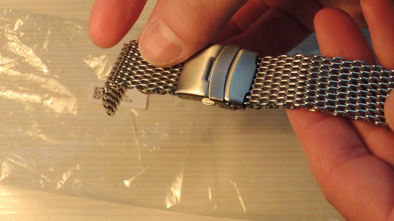Браслет для часов Акулья сетка из нержавейки | Bracelet watch Shark mesh