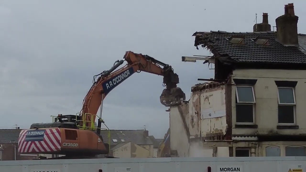 Demolition at. George St, Blackpool    Monday, 12 January 2026
