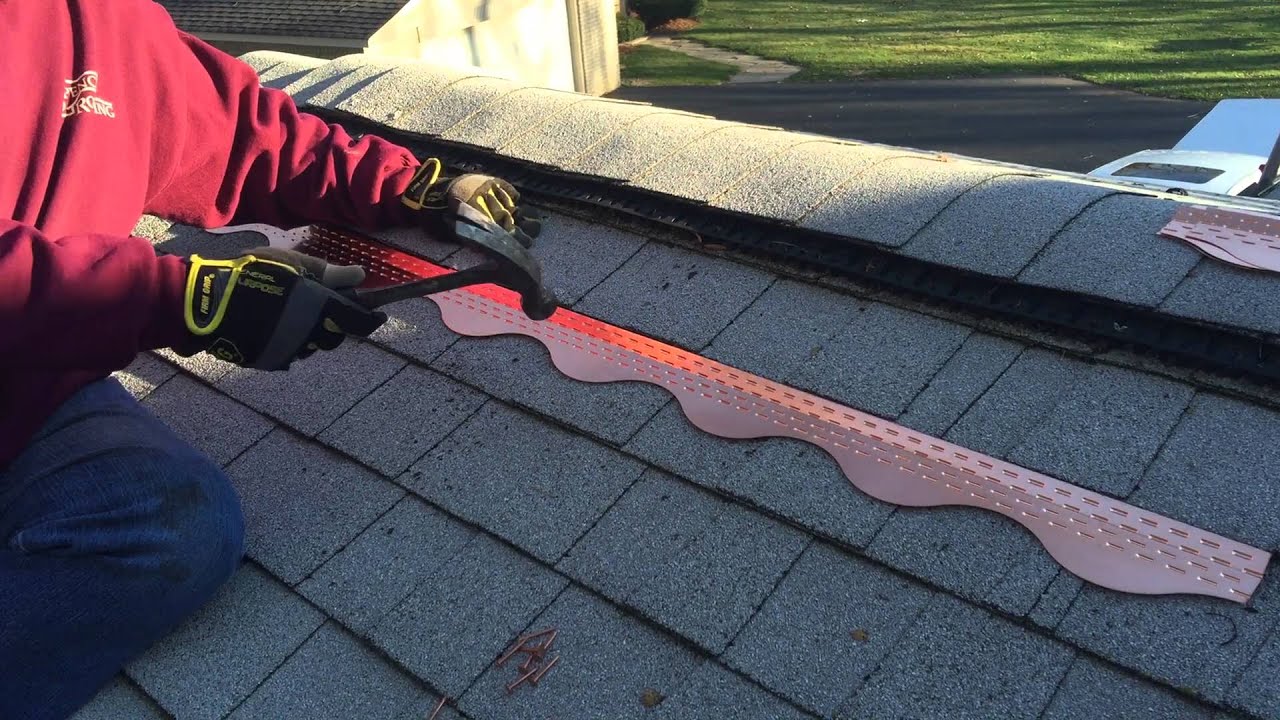 How to Install Copper Cat Roofing Strips
