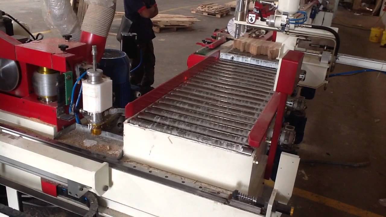 Machine Finger Joint MIRAI Vertical Fully Automatic Five Table 3 in 1