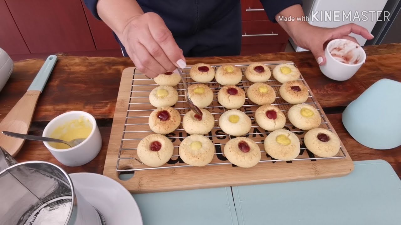 How to make coconut jam drops | Dila's coconut jam drops