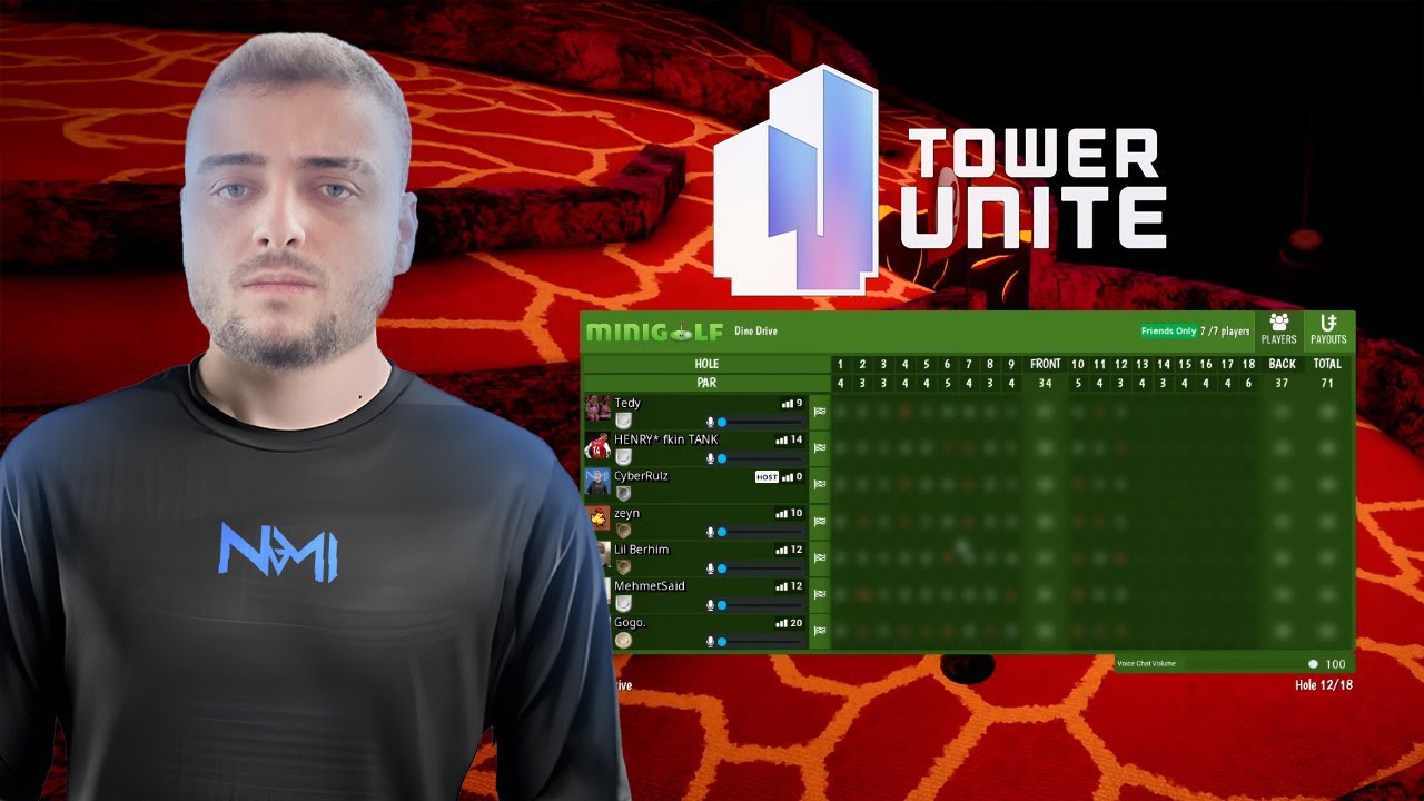 @CyberRulz Tv  YAYINDA MEKİPLE  İDDİALI TOWER UNITE GOLF OYNUYOR