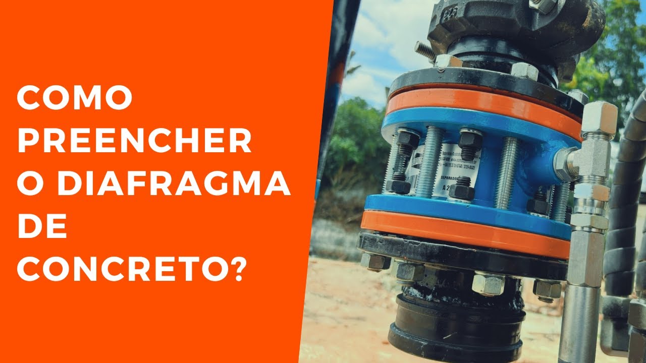Como preenchendo o separador de concreto da forma CORRETA!