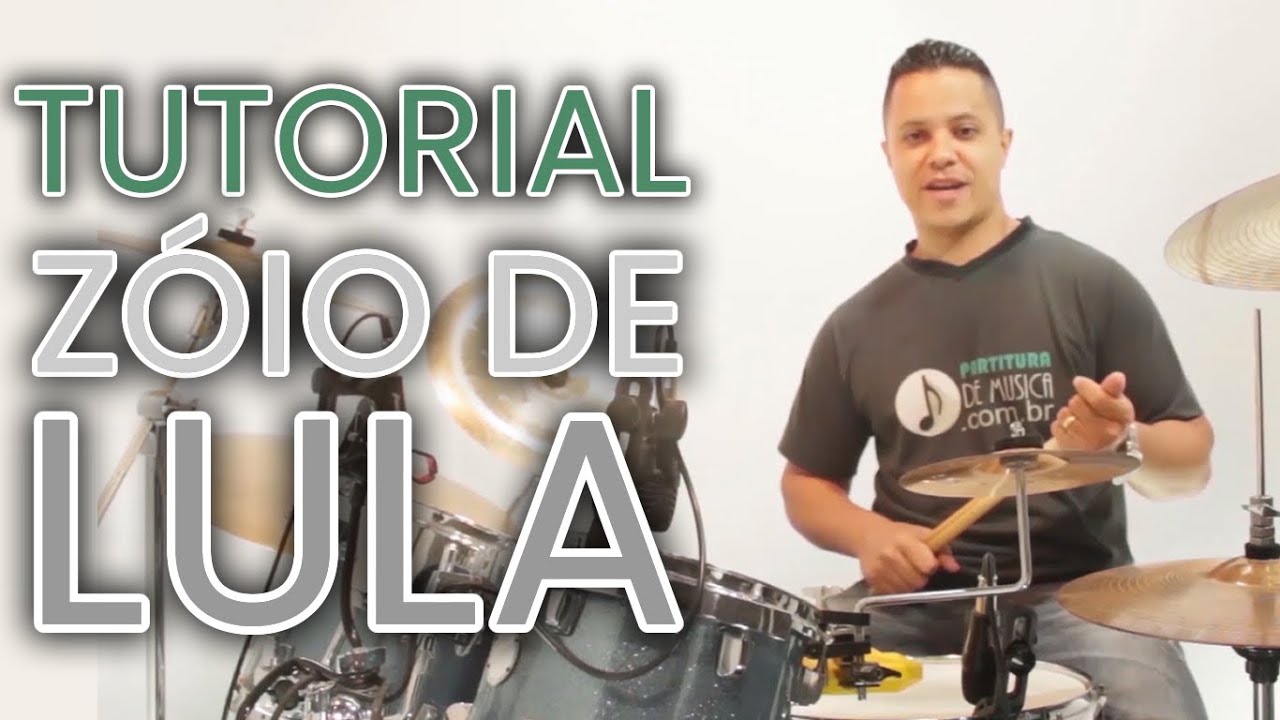 ZÓIO DE LULA CHARLIE BROWN JR TUTORIAL COM PARTITURA DE BATERIA | PARTITURADEMUSICA