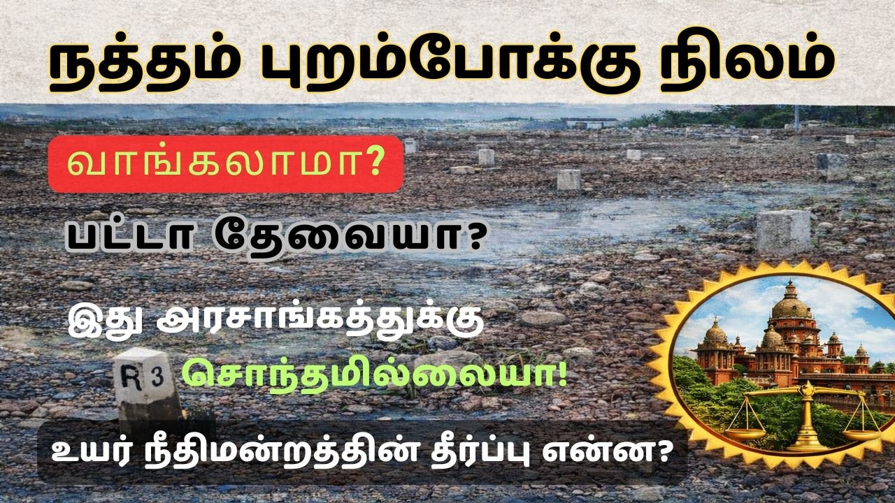 கிராம நத்தம் நிலம் யாருக்கு சொந்தம்? நத்தம் நிலம் நன்மைகள்,ஆபத்துகள்!, அவசியம் தெரிந்துகொள்ளுங்கள்