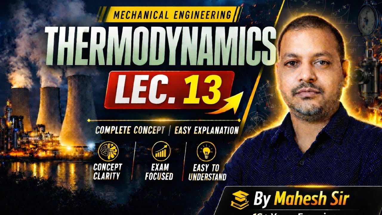 Thermodynamics | Lec.13 | Maxwell Relation | By Mahesh Sir |