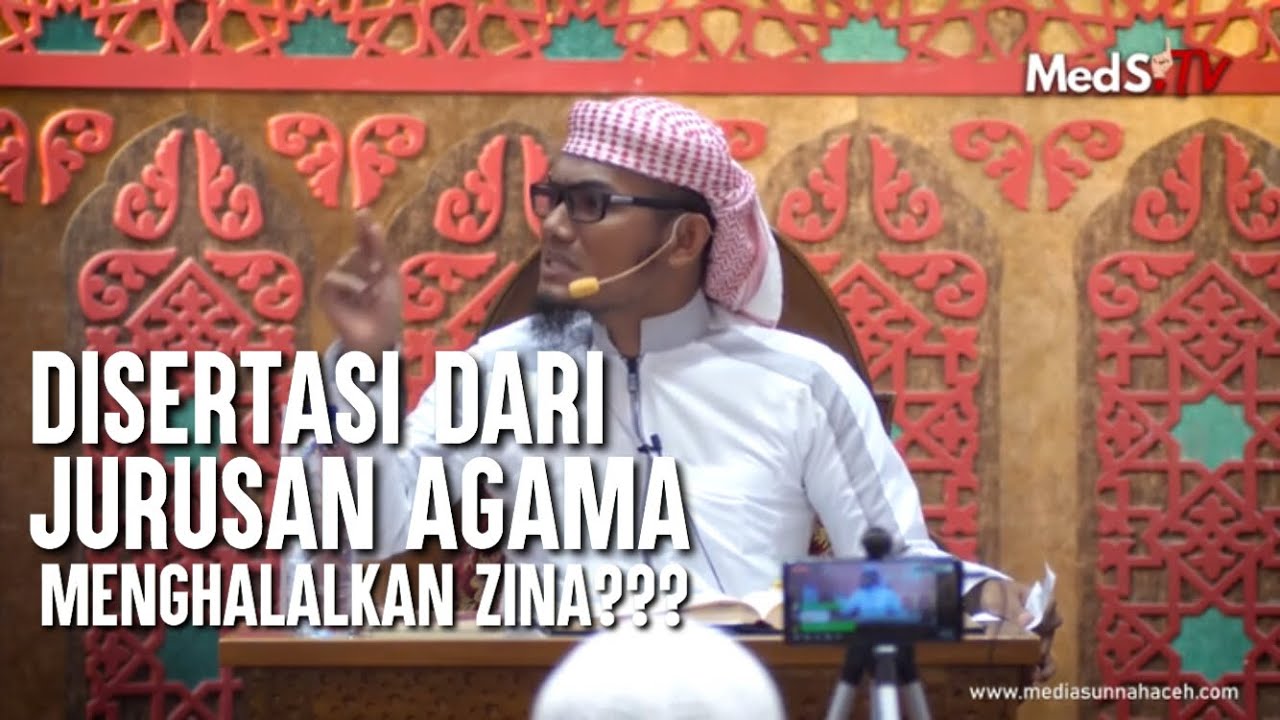 Heboh di media... kok bisa jurusan Agama membuat Disertasi menghalalkan zina - Ustadz Farhan