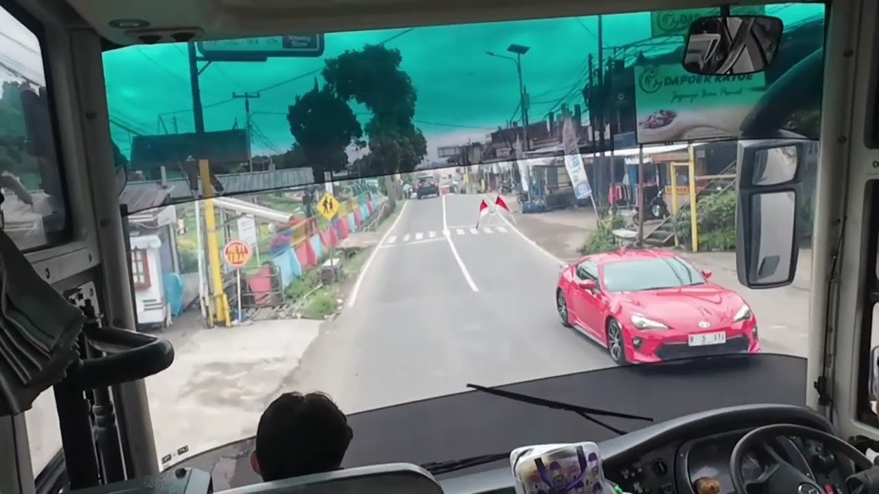 Bikin Jantungan ⁉️ Skill Driver & Ketangguhan Bus Diuji Dijalur ini.