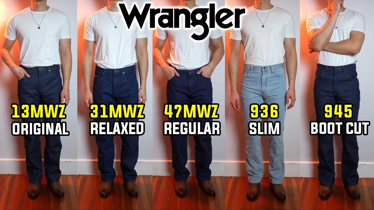 COMPLETE Guide To Wrangler Cowboy Cut Jeans (13MWZ, 31MWZ, 47MWZ, 936, 945)