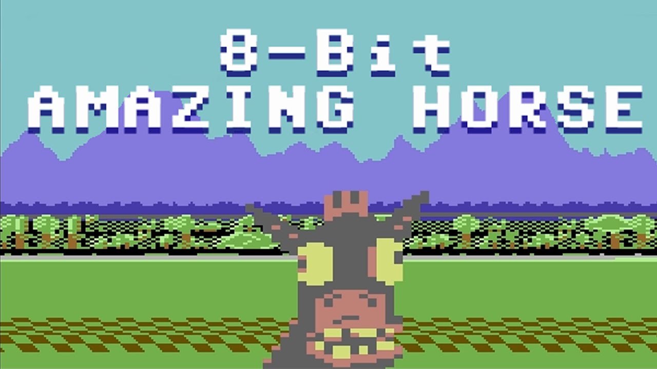 8 Bit Amazing Horse : animated music video : MrWeebl