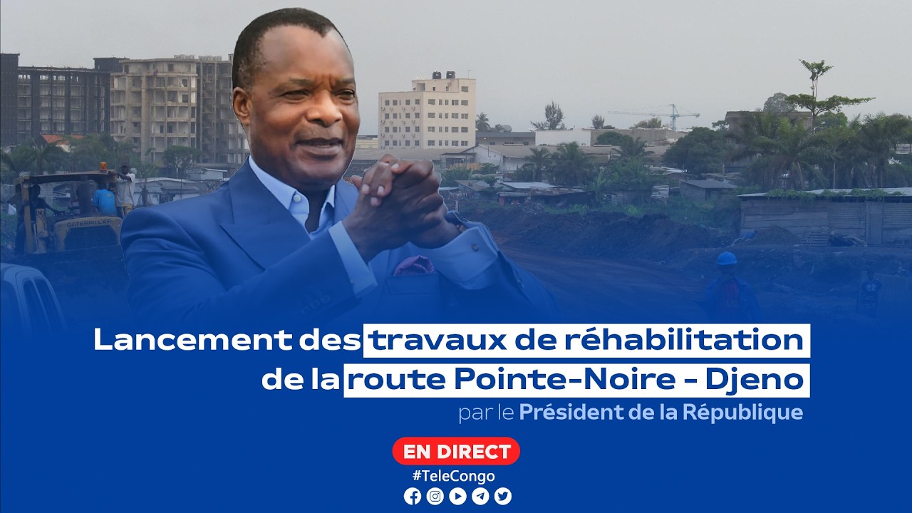 🔴DIRECT | Route Pointe-Noire - Djeno (Cabinda)