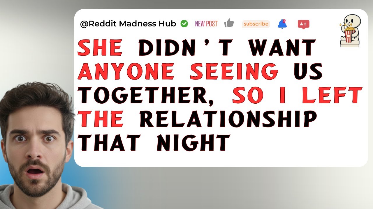 After two years together, she introduced me as a friend at a party — I left and never looked back...