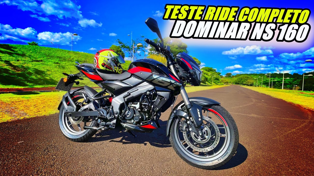 TESTEI a BAJAJ DOMINAR NS160 e NÃO ESPERAVA ESSE DESEMPENHO! 😳🔥