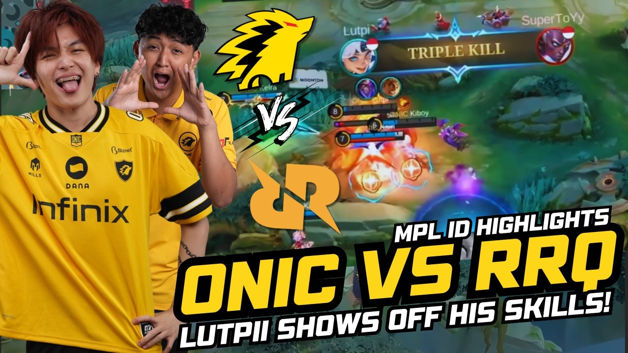 LUTPII ДЕМОНСТРИРУЕТ СВОИ НАВЫКИ! | ОСНОВНЫЕ МОМЕНТЫ МАТЧА ONIC ПРОТИВ RRQ MPL ID