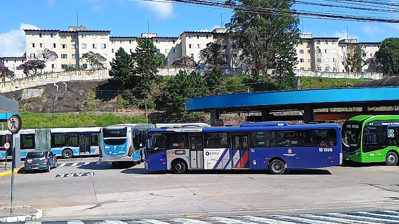 MOVIMENTAÇÃO DOS ÔNIBUS 🚍🚌 : SÁBADO DE MANHÃ : TERMINAL GRAJAÚ - SÃO PAULO - SP