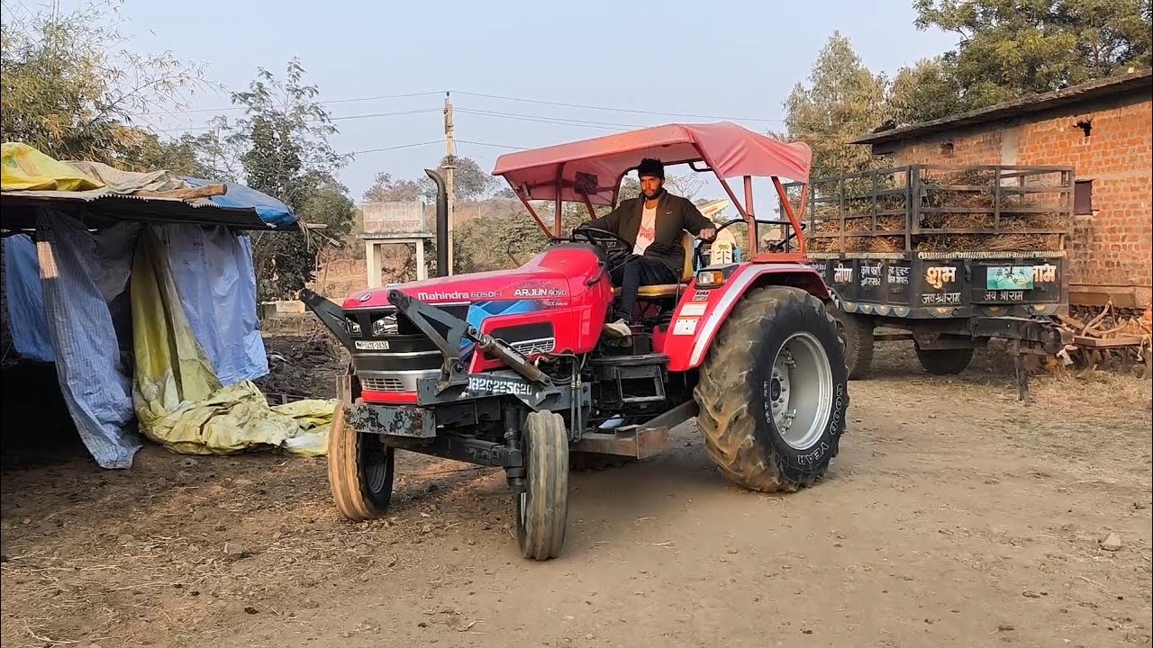 Arjun Novo 605 Ne Gaon Mein 360° Drift Maar Di 😱 | Tractor Drift Dekhkar Sab Hairaan 🚜🔥