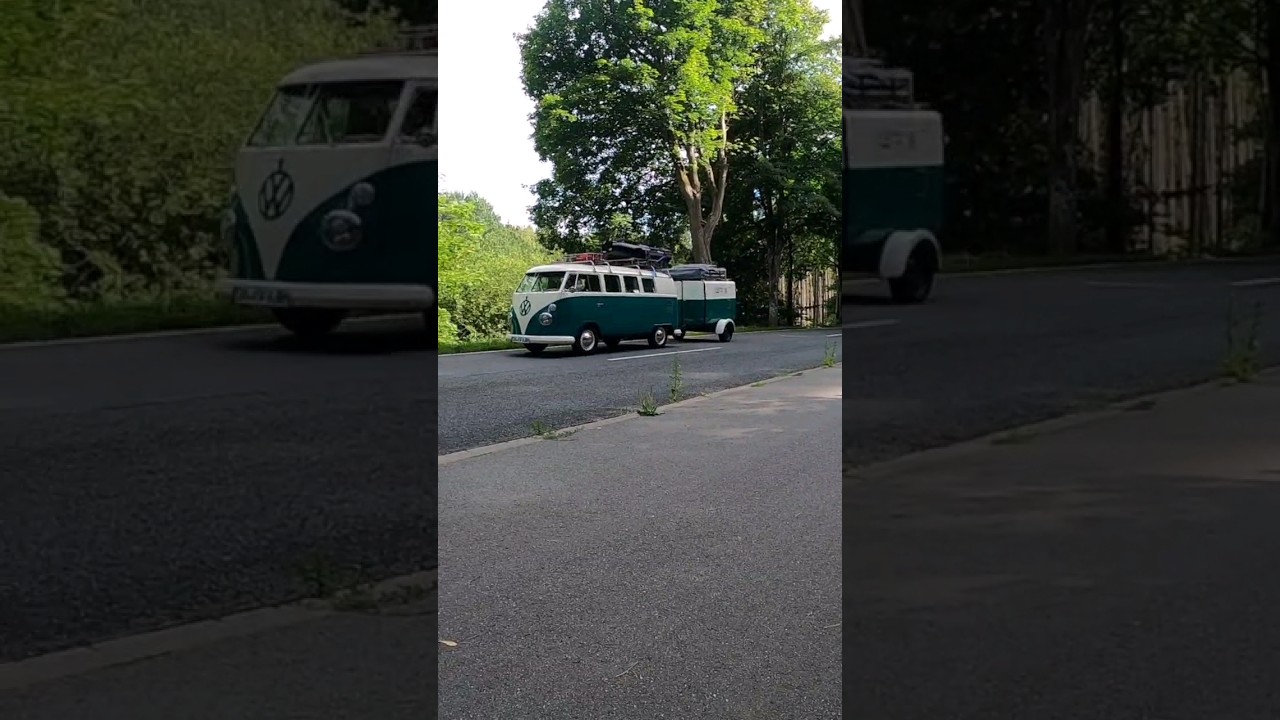 Mit dem Bulli campen und angeln fahren 