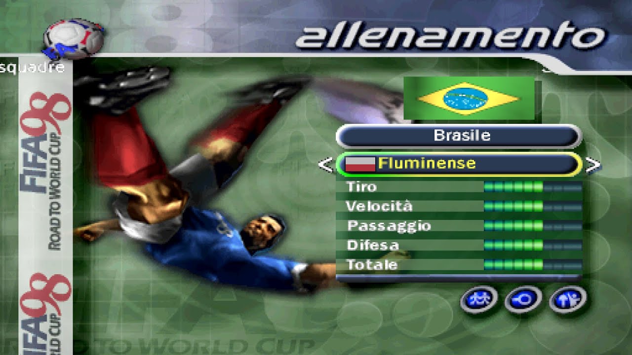 statistiche dei giocatori del fluminense su fifa 98