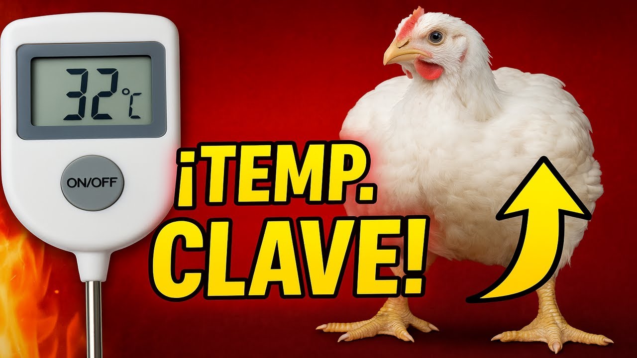✅ &iexcl;Esta es la TEMPERATURA EXACTA para que tus POLLOS crezcan M&Aacute;S R&Aacute;PIDO! 🐣