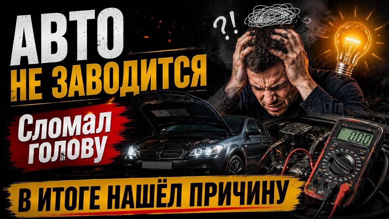 video 116 АВТО НЕ ЗАВОДИТСЯ...СБИЛСЯ С ТОЛКУ ....В ИТОГЕ НАШЁЛ ПРИЧИНУ