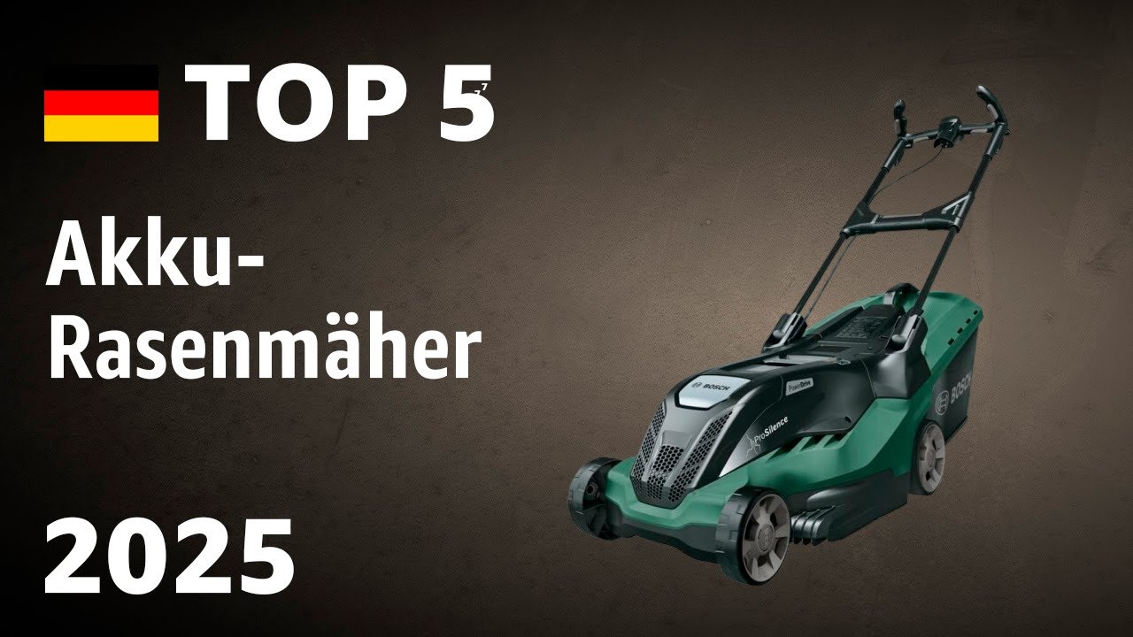 TOP—5. Beste Akku-Rasenmäher. Test & Vergleich 2025
