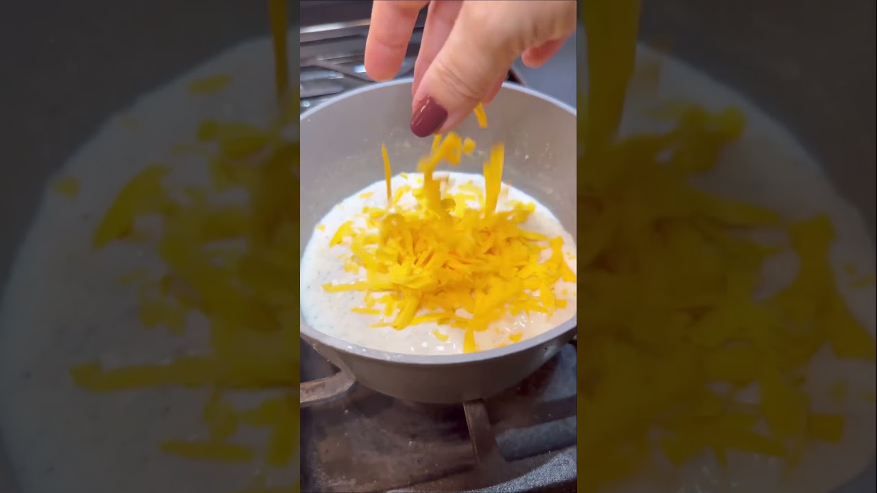 Сырный соус для брокколи 