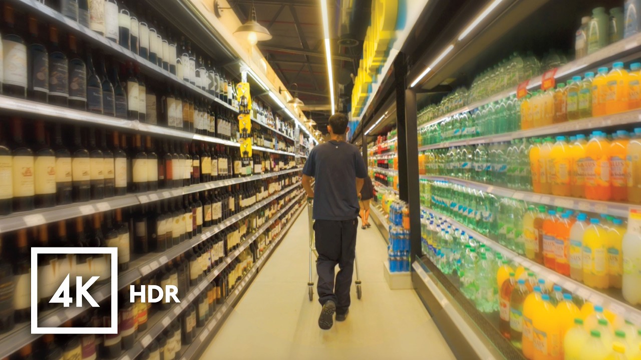 Supermarket Tour Uruguay | Fresh Market Grocery Prices 4K