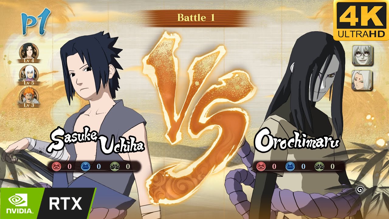 SASUKE VS OROCHIMARU || NARUTO X BORUTO Ninja STORM|| ULTRA HARD Gameplay (4K 60FPS HIGH SETTINGS)