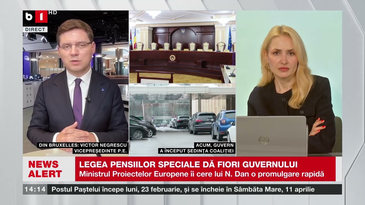 V. Negrescu, despre banii din PNRR, după decizia CCR privind pensiile speciale_Știri B1TV_23 febr.