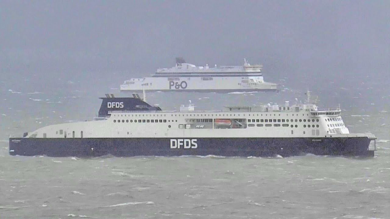 Dover Ferries Battling Storm Noa - DFDS, P&O & Irish Ferries