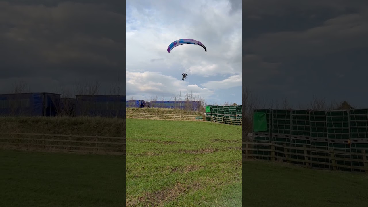 Paramotor Landing