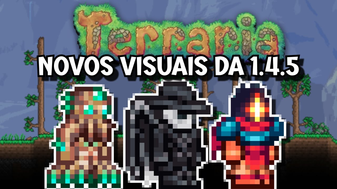 TODOS OS NOVOS CONJUNTOS VISUAIS DO TERRARIA 1.4.5!