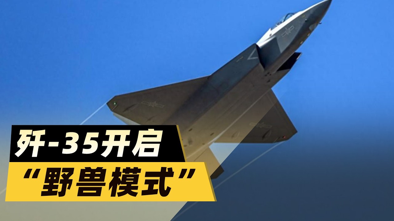 殲 35開啟“野獸模式”，外掛PL 17飛彈，揭開全新作戰邏輯
