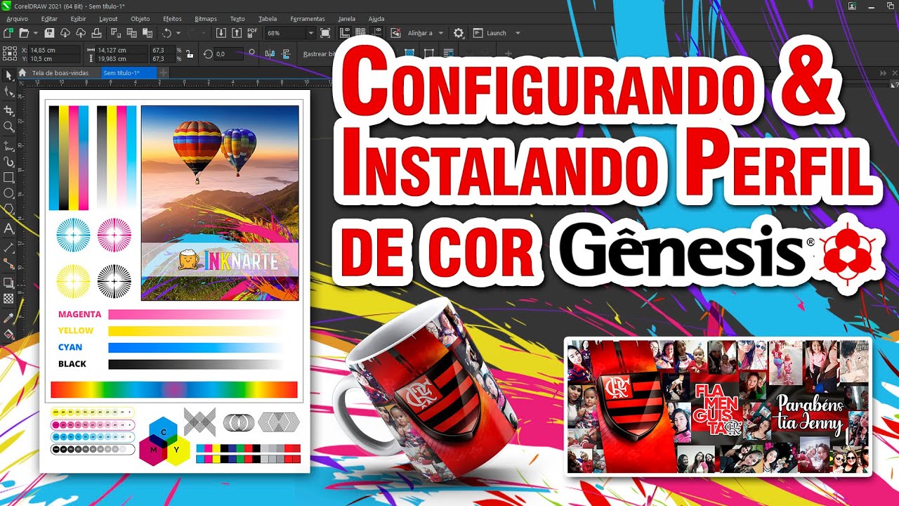 Como instalar perfil de cor Gênesis