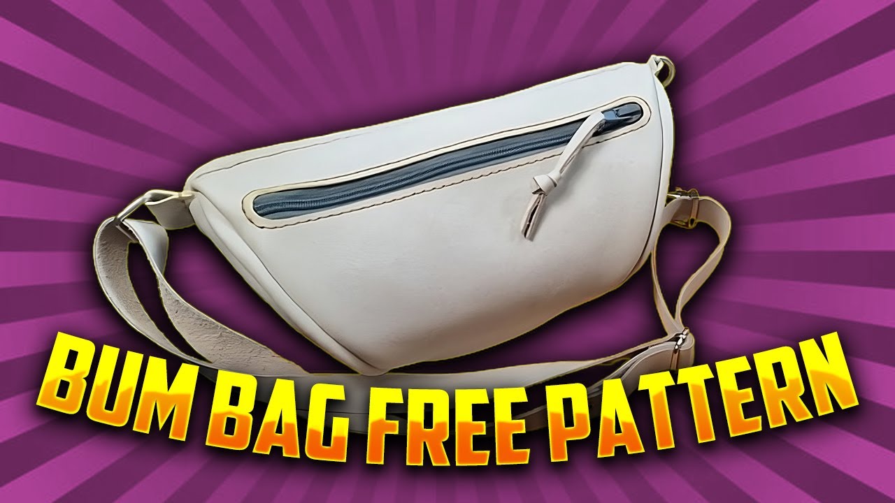 Leather Belt Bag - Making Bum Bag - Free Pattern