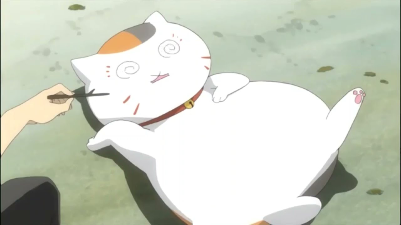 Nyanko sensei first meet with tanuma