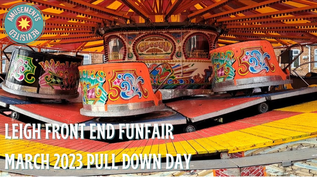 Leigh Fair Front End Fair - Silcock's Amusements of Warrington - Pull Down Day