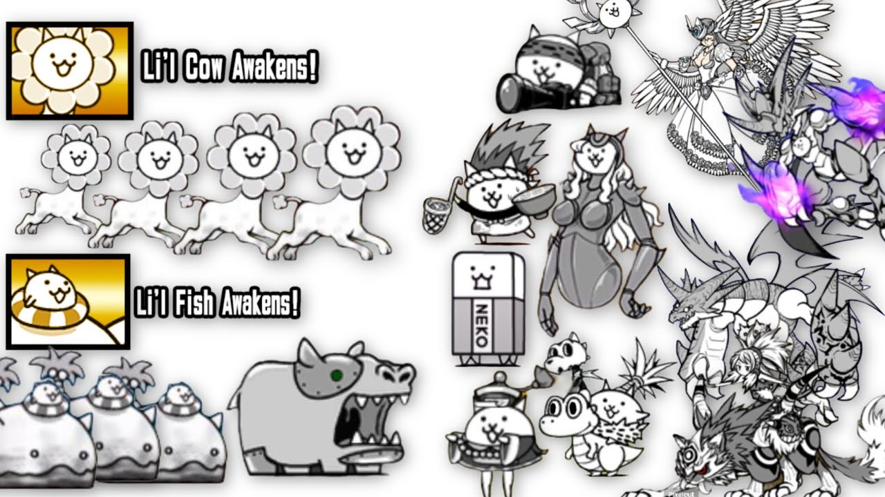 The battle cats #74 : Đánh bại li'l Cow và li'l Fish