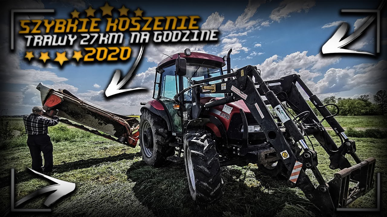 Szybkie Koszenie Trawy 2020 ✩ 27 km/h z kosiarką?? ✩ Case JX 90 & Kuhn Gmd 66 Select ✩ Podlaskie ✩